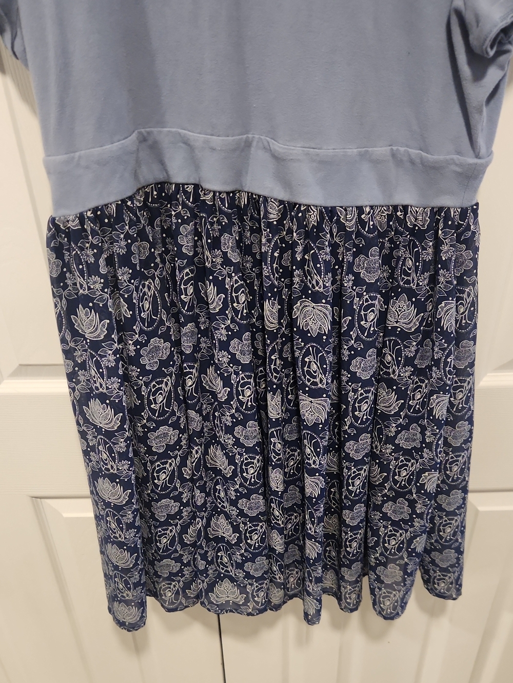 Torrid Disney Bambi Floral Knit to Woven Dress - Picture 6 of 8
